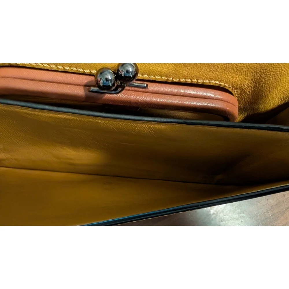 Disney X Coach Dinky Mickey Mouse Motif Leather Crossbody‎ Bag Tan